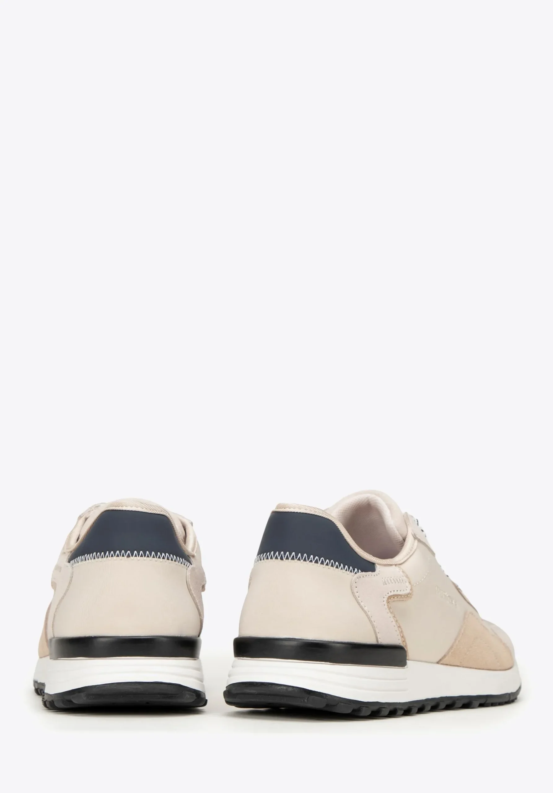Męskie sneakersy ze skóry zamszowej beżowe>WITTCHEN Best