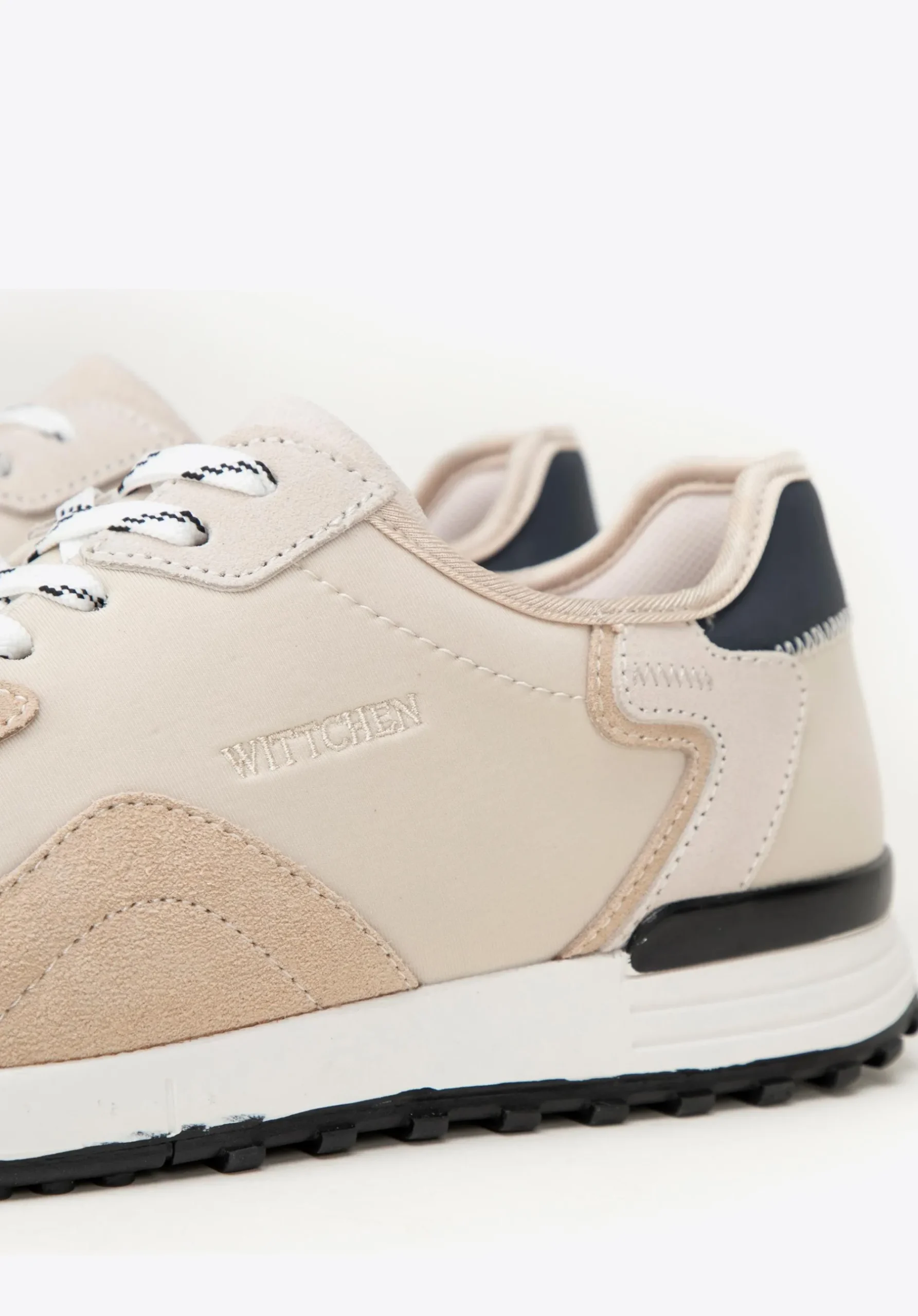 Męskie sneakersy ze skóry zamszowej beżowe>WITTCHEN Best