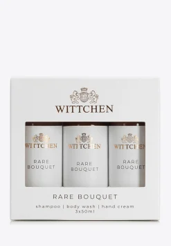 Podróżny zestaw kosmetyków szampon, żel, krem do rąk Rare Bouquet>WITTCHEN Hot
