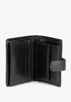 Portfel skórzany unisex zapinany na zatrzask><noscript><img width=