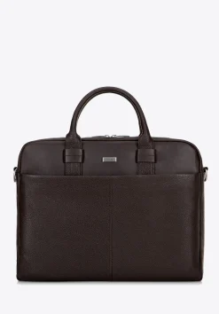 Skórzana torba na laptopa 16” ciemny brąz>WITTCHEN Discount