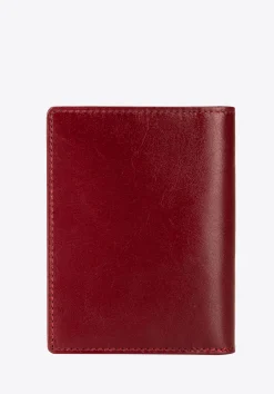Skórzane etui na dokumenty pionowe czerwone><noscript><img data-lazyloaded=