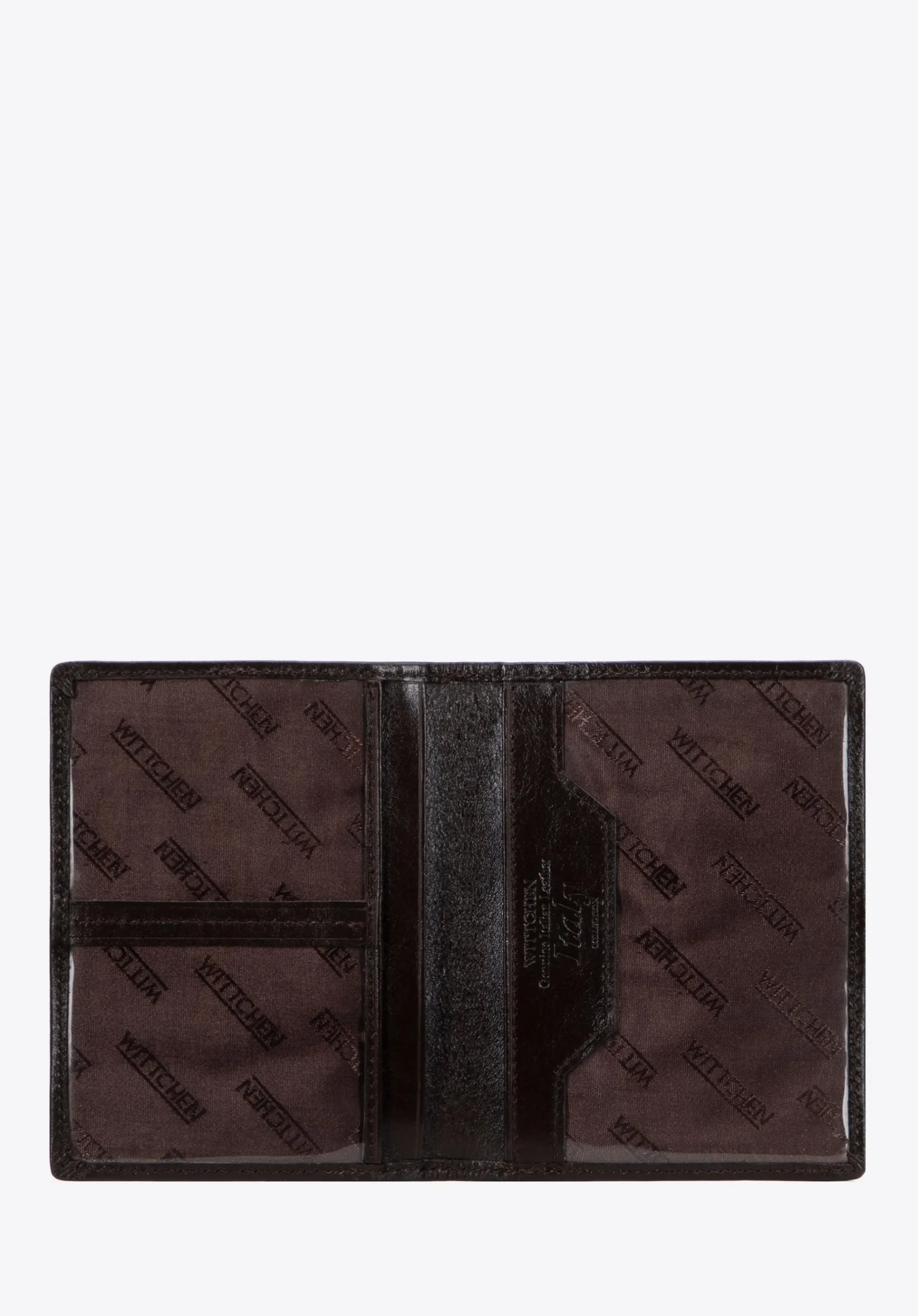 Skórzane etui na dokumenty pionowe ciemny brąz>WITTCHEN Discount