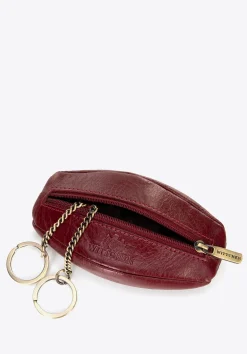 Skórzane etui na klucze miękkie czerwone>WITTCHEN Fashion