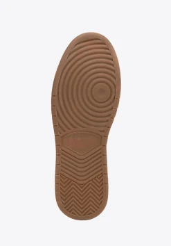 Sneakersy męskie ze skóry zamszowej ciemny beż><noscript><img width=