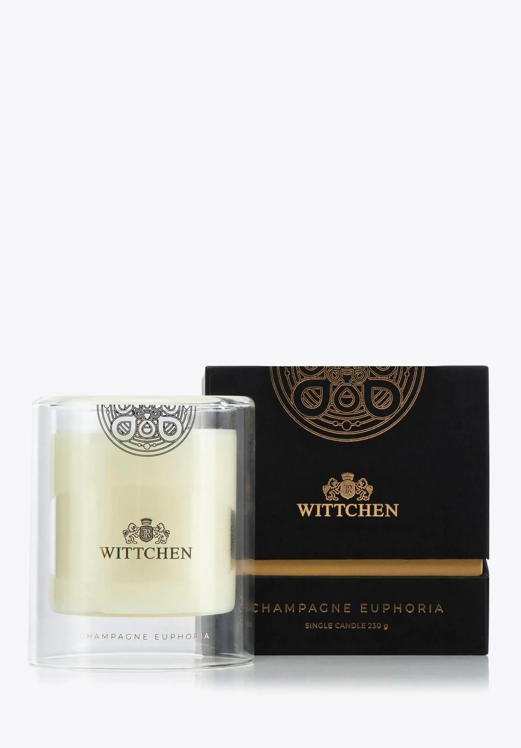 Sojowa świeca z bawełnianym knotem mała Champagne Euphoria>WITTCHEN Fashion