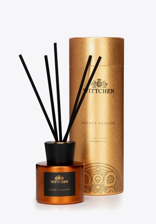 Szklany dyfuzor z patyczkami mały Secret Passion>WITTCHEN Outlet