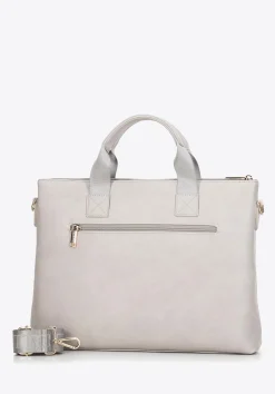 Torba na laptopa 15,6'' z ekoskóry beżowa>WITTCHEN Outlet