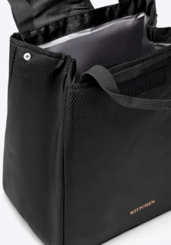 Torba na lunch trapezowa czarna><noscript><img width=