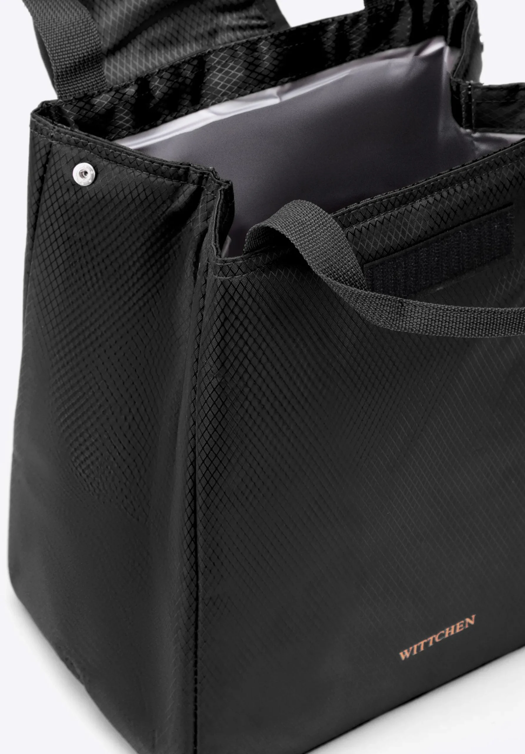 Torba na lunch trapezowa czarna>WITTCHEN New