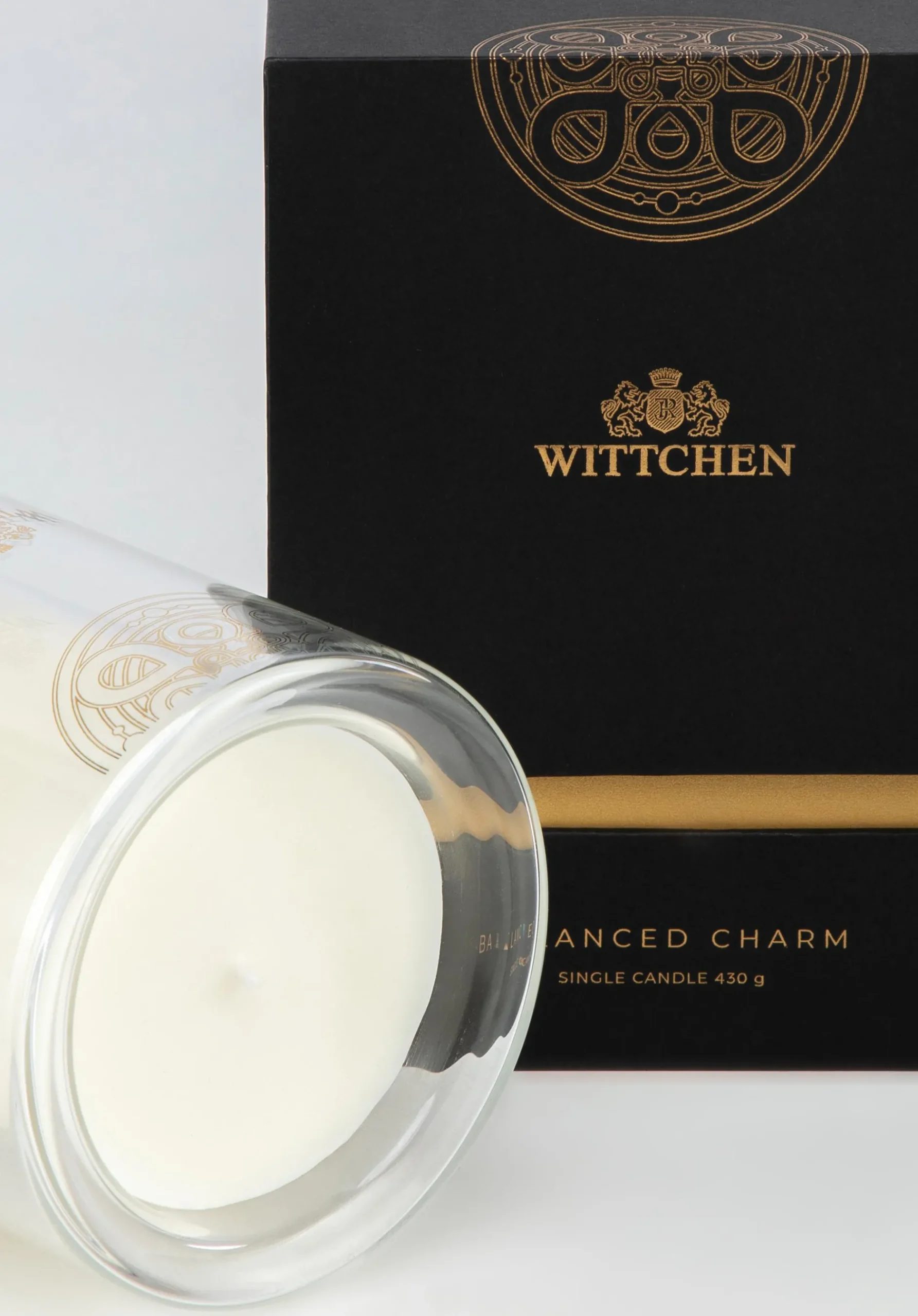 Świeca sojowa z bawełnianym knotem duża Balanced Charm>WITTCHEN Online