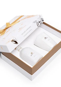 Zestaw - świeca sojowa i dyfuzor Gold Promise><noscript><img width=