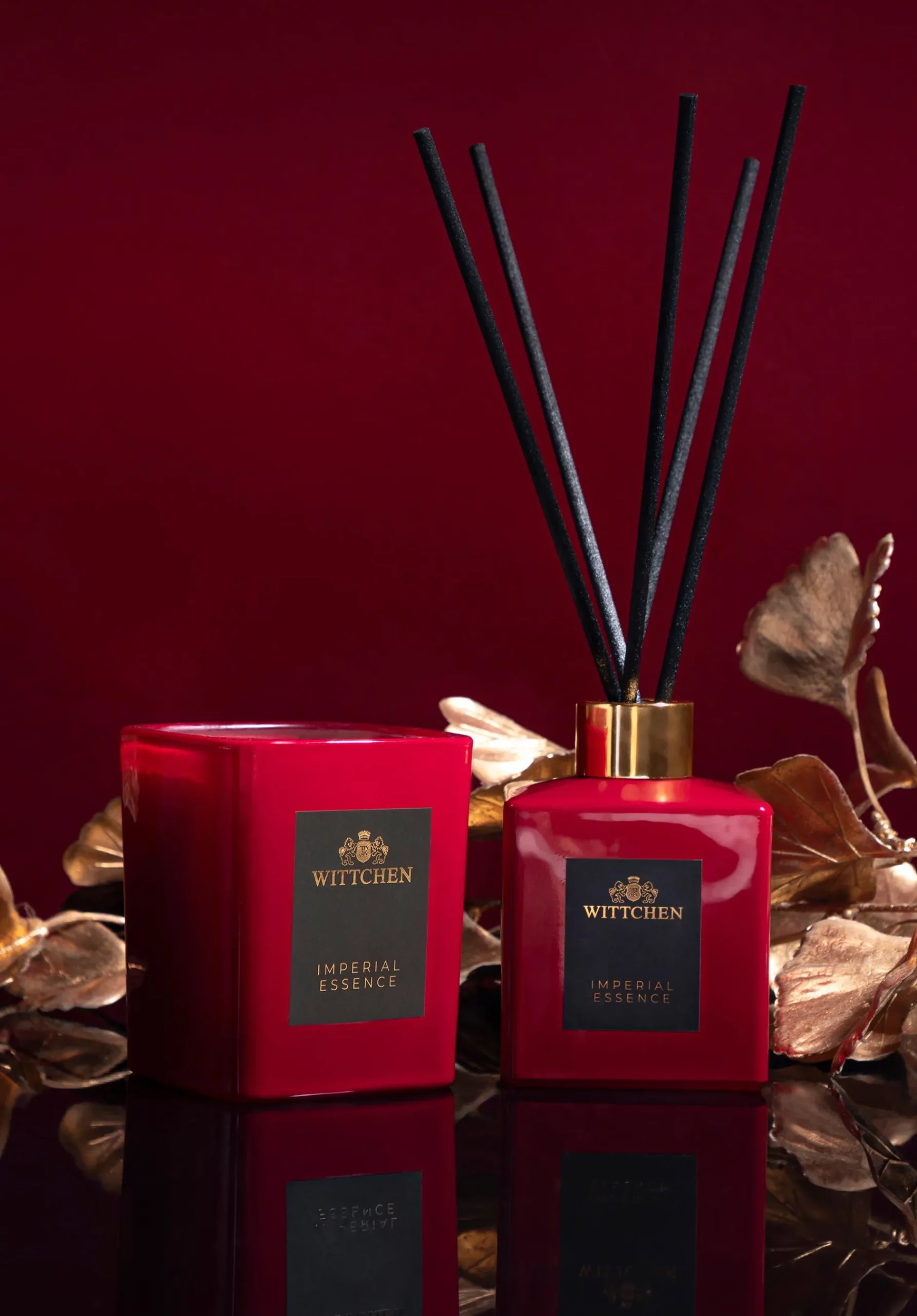 Zestaw - świeca sojowa i dyfuzor Imperial Essence>WITTCHEN Best