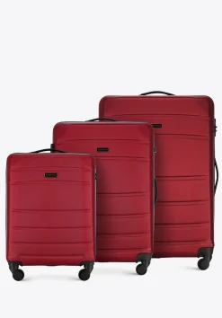 Zestaw walizek z ABS-u żłobionych>WITTCHEN Discount