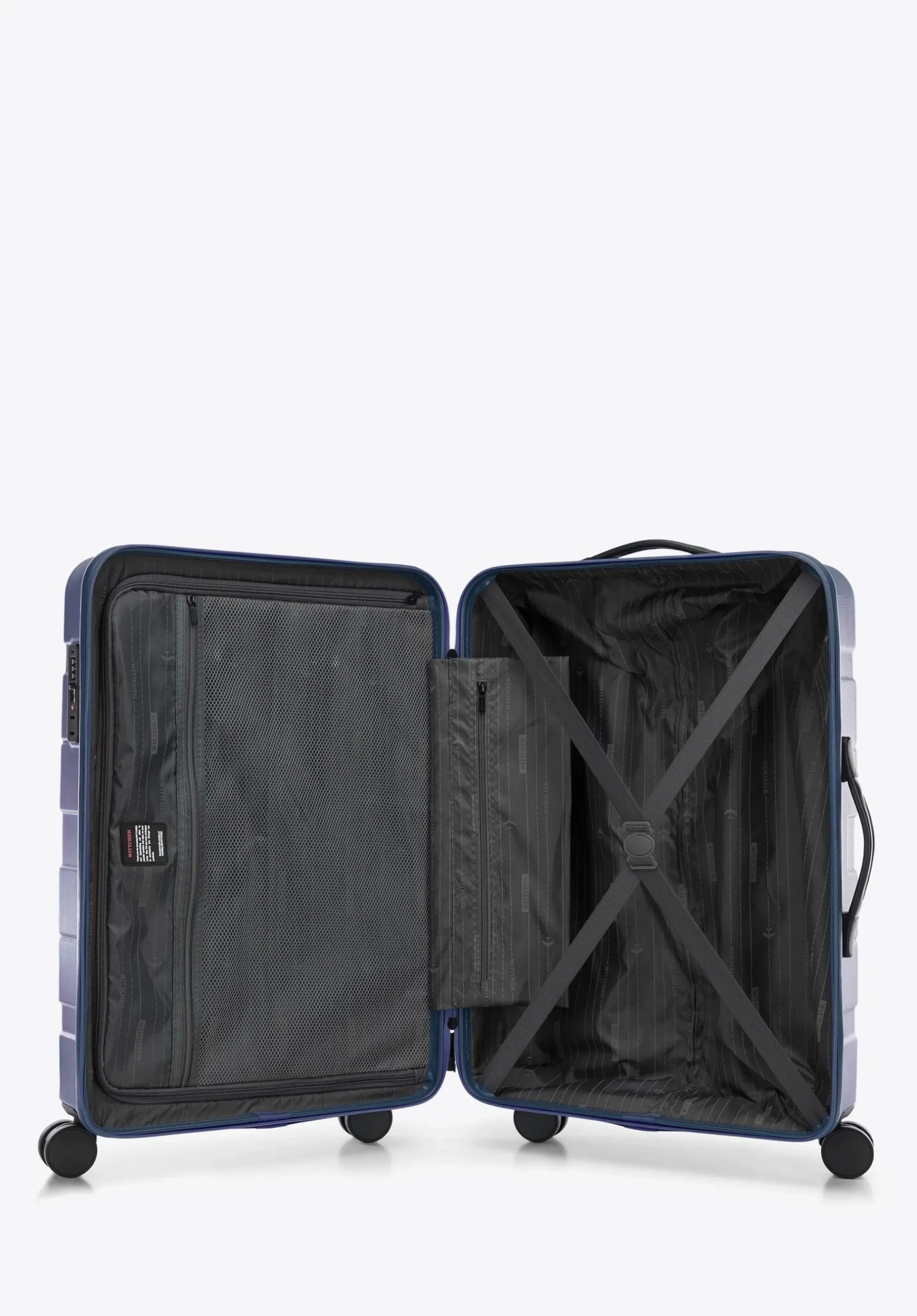 Zestaw walizek z ABS-u w poziome pasy>WITTCHEN Discount
